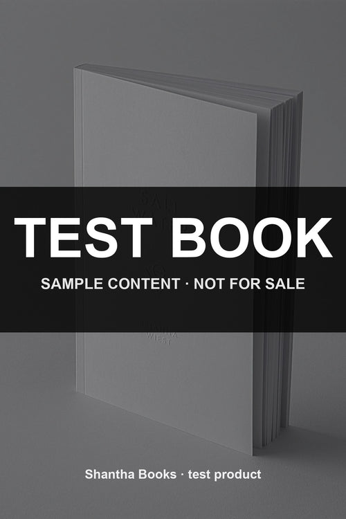 TEST BOOK — sample content, not for sale